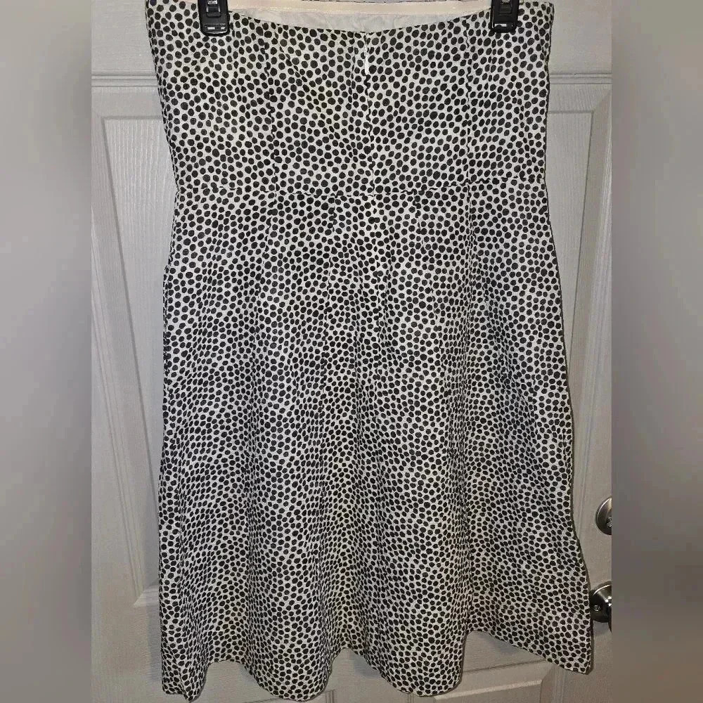 NWT J.CREW J CREW Cotton Strapless Dress w/ Pockets Fit & Flare Women's 10 or L - Picture 5 of 11